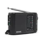 Aiwa RS-44 Radio Portátil de Bolsillo AM/FM Estéreo Negra + Auriculares